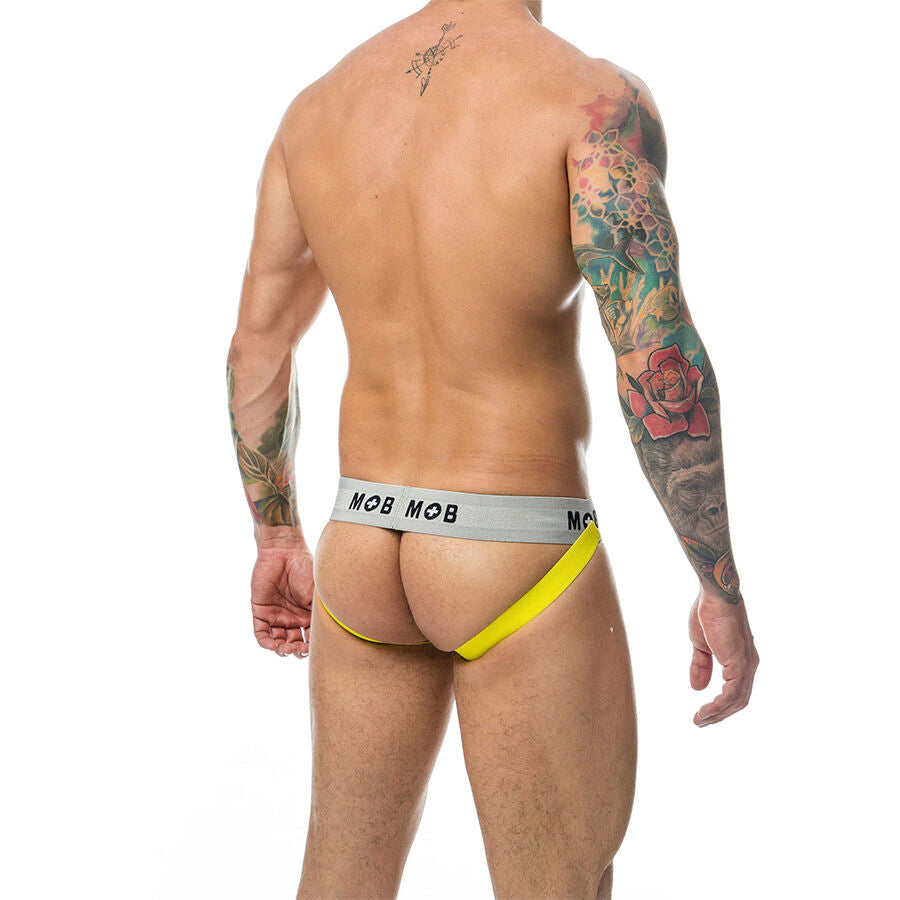 MOB - JOCK CLASSIQUE À RAYURES JAUNE TAILLE M