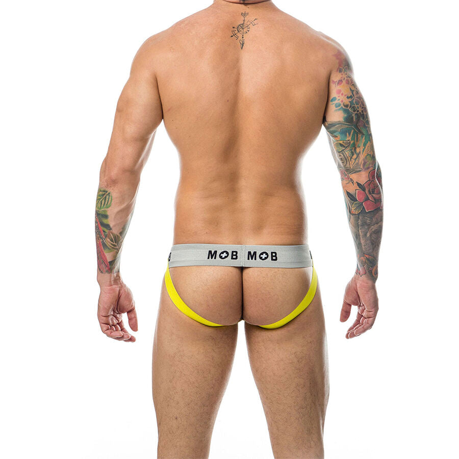 MOB - JOCK CLASSIQUE À RAYURES JAUNE TAILLE M