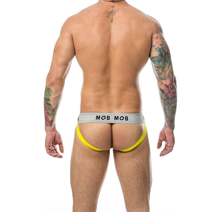 MOB - JOCK CLASSIQUE À RAYURES JAUNE TAILLE M