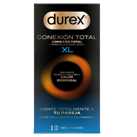 DUREX - CONNEXION TOTALE XL ULTRA FINE PLUS SANS LATEX 10 UNITÉS