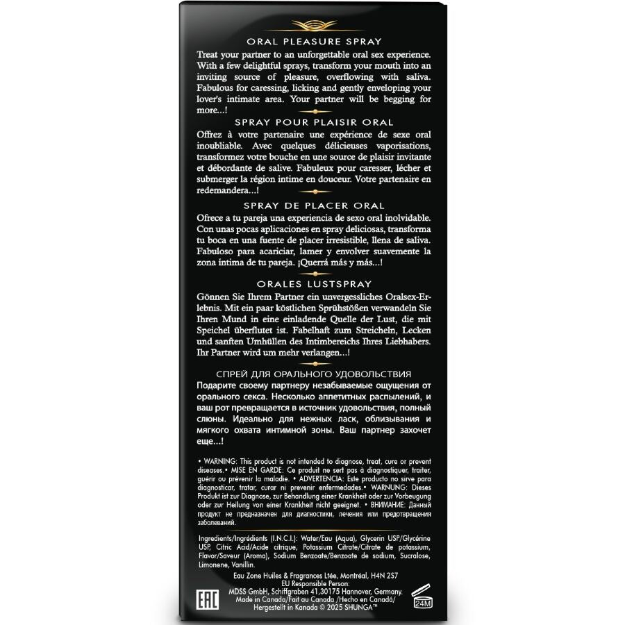 SHUNGA - WAVES PLEASURE SPRAY ORAL SEDUCTIVE PASTÈQUE 20 ML