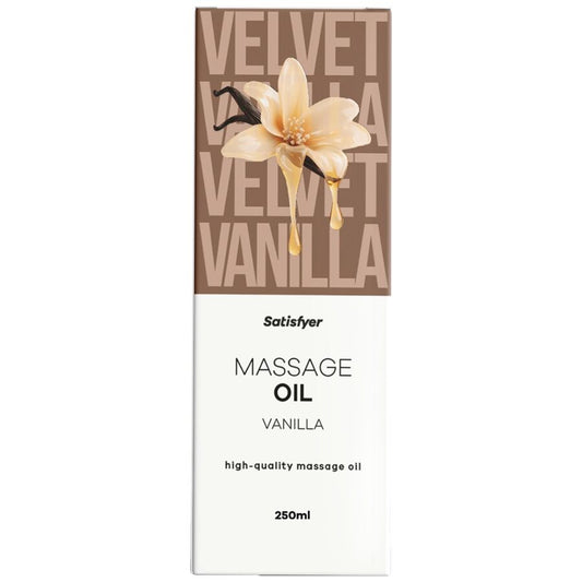 SATISFYER - HUILE DE MASSAGE HAUTE QUALITÉ À LA VANILLE 250 ML