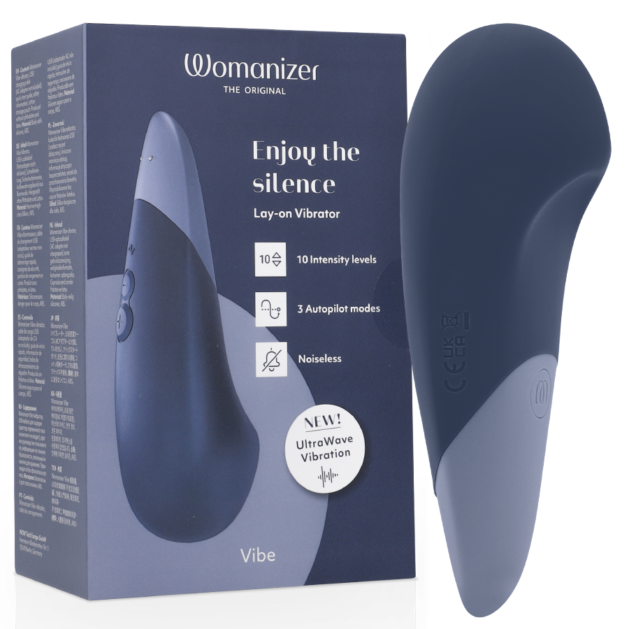 womanizer lay on stimulateur clitoridien bleu